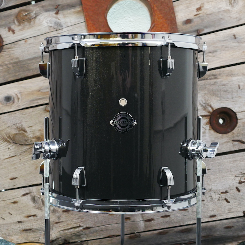 Pre Loved Ludwig Breakbeats 16 (4pc) Shell Pack in Black Sparkle 2151000192535 8