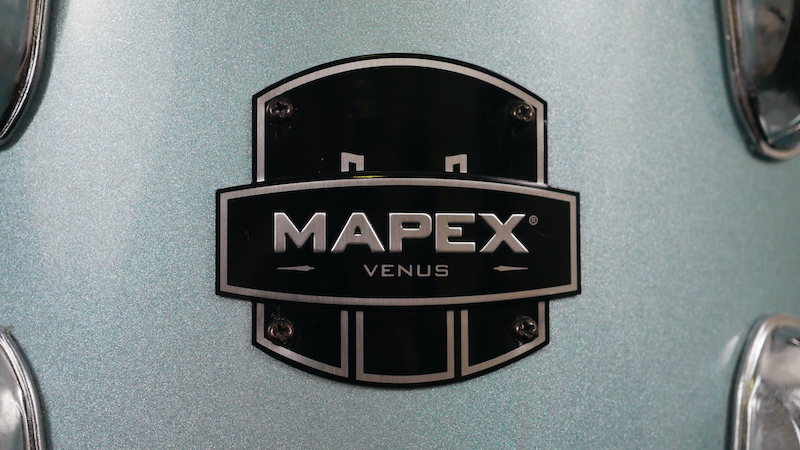 Pre Loved Mapex Venus 22 (5pc) Shell Pack in Aqua Blue Sparkle 2151000180198 4