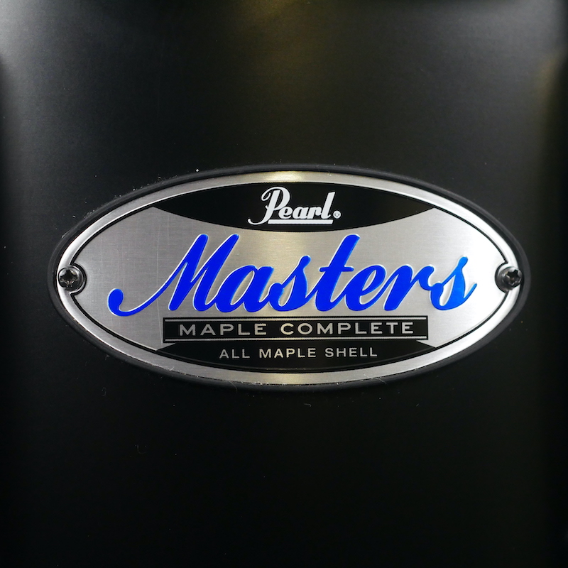Pre Loved Pearl Masters Maple Complete 14 x 6.5 Snare Drum in Matte Caviar 2151000191071 2