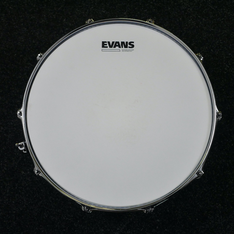 Pre Loved Pearl Masters Maple Complete 14 x 6.5 Snare Drum in Matte Caviar 2151000191071 6