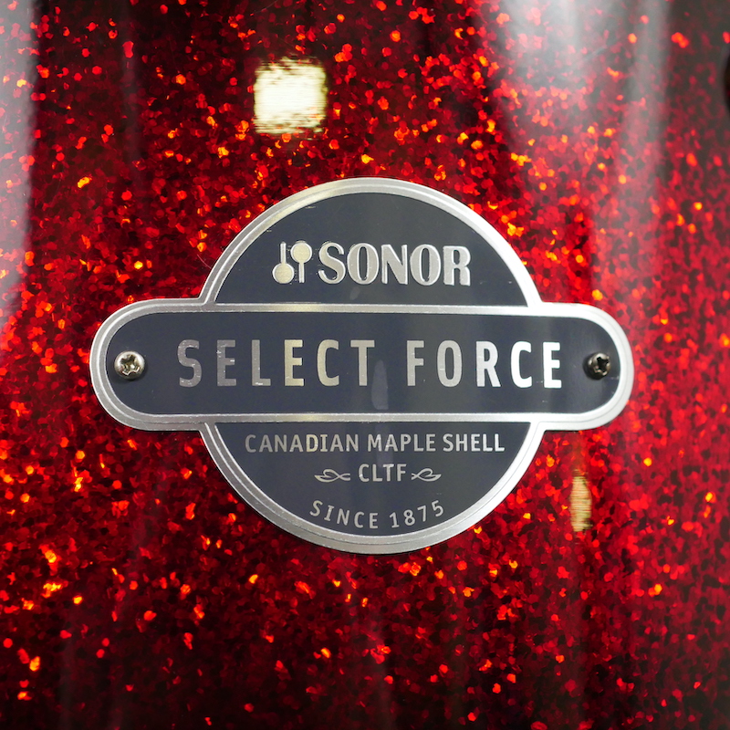 Pre Loved Sonor Select Force Maple 22 (5pc) Shell in Red To Black Burst 2151000187593 10