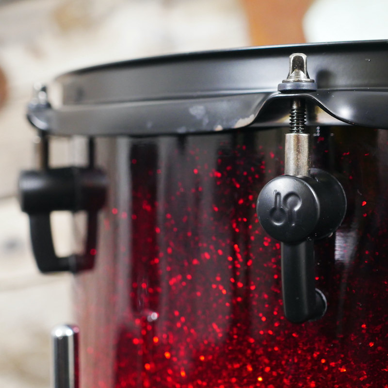 Pre Loved Sonor Select Force Maple 22 (5pc) Shell in Red To Black Burst 2151000187593 20
