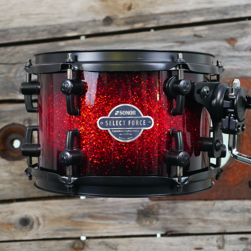 Pre Loved Sonor Select Force Maple 22 (5pc) Shell in Red To Black Burst 2151000187593 3