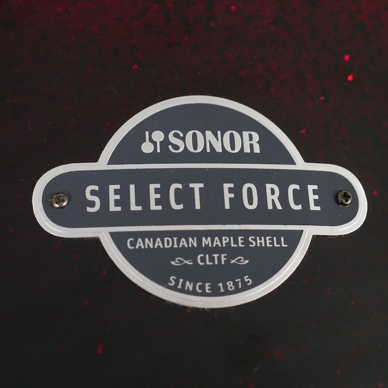 Pre Loved Sonor Select Force Maple 22 (5pc) Shell in Red To Black Burst 2151000187593 35