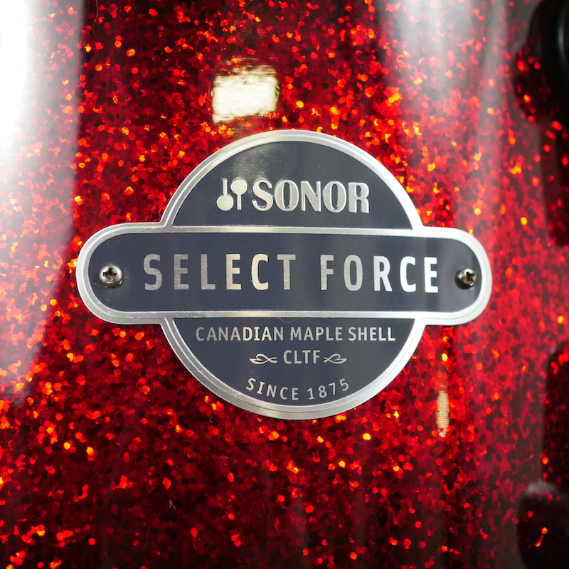 Pre Loved Sonor Select Force Maple 22 (5pc) Shell in Red To Black Burst 2151000187593 4