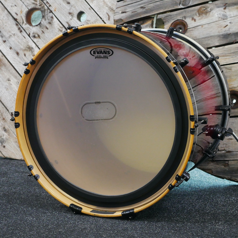 Pre Loved Sonor Select Force Maple 22 (5pc) Shell in Red To Black Burst 2151000187593 41