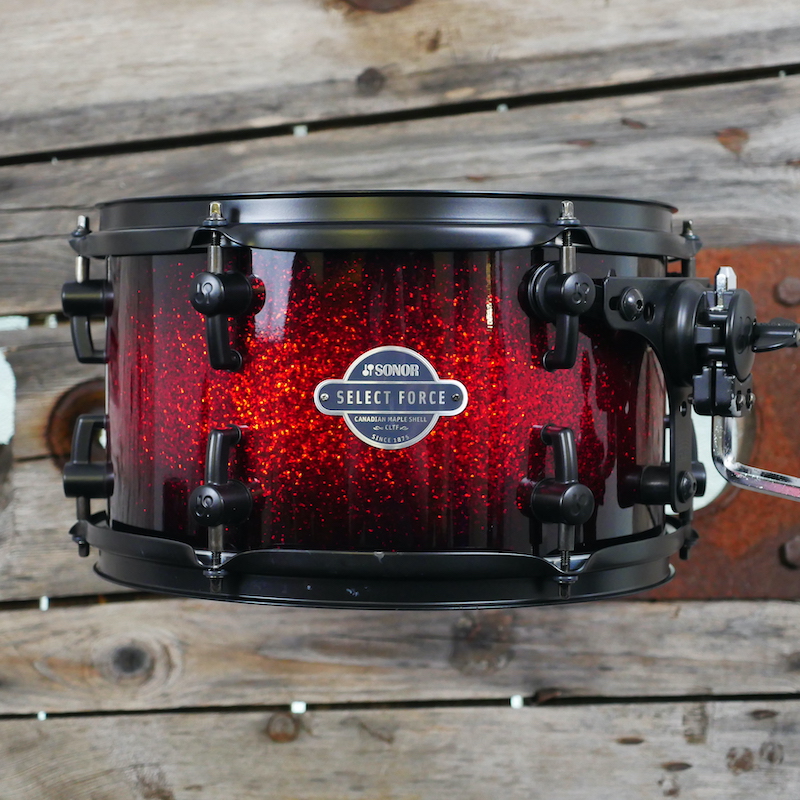 Pre Loved Sonor Select Force Maple 22 (5pc) Shell in Red To Black Burst 2151000187593 9