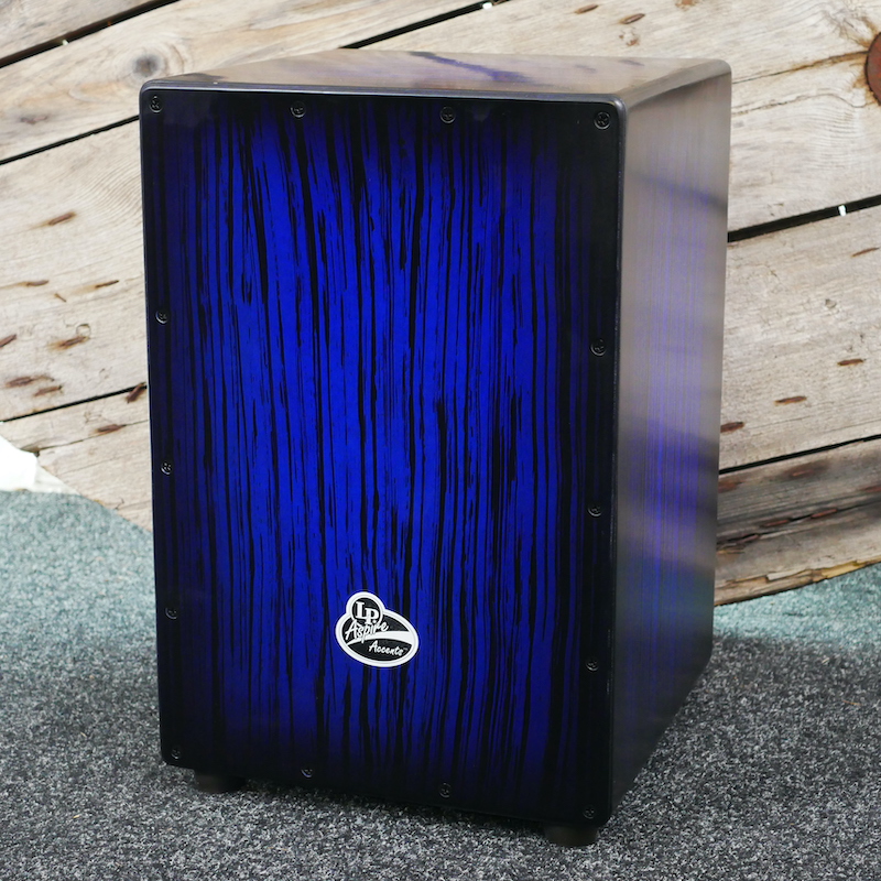 Pre Loved LP Aspire Accents Cajon in Blueburst Streak 2151000192443 1