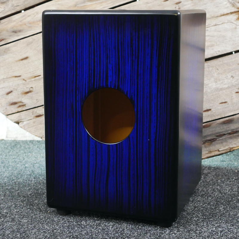 Pre Loved LP Aspire Accents Cajon in Blueburst Streak 2151000192443 2