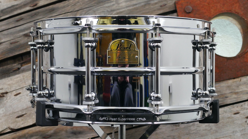 Pre Loved Pearl Ian Paice Signature 14 x 6.5 Snare Drum 2151000193518 2