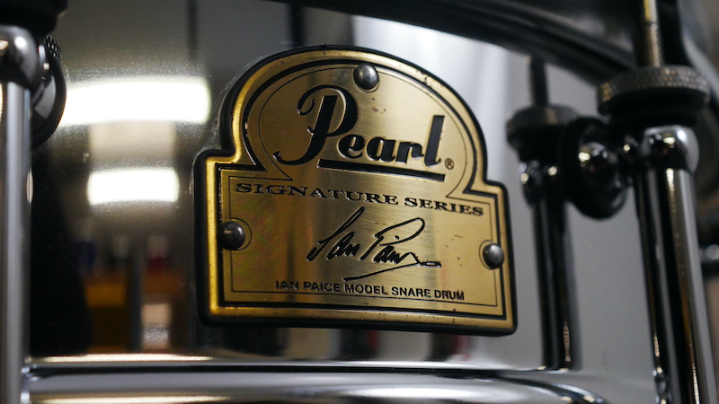 Pre Loved Pearl Ian Paice Signature 14 x 6.5 Snare Drum 2151000193518 3