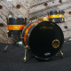 Pre Loved RT Customs Maple 24 (4pc) Shell Pack in Satin Black : Orange Sparkle 2151000195697 1